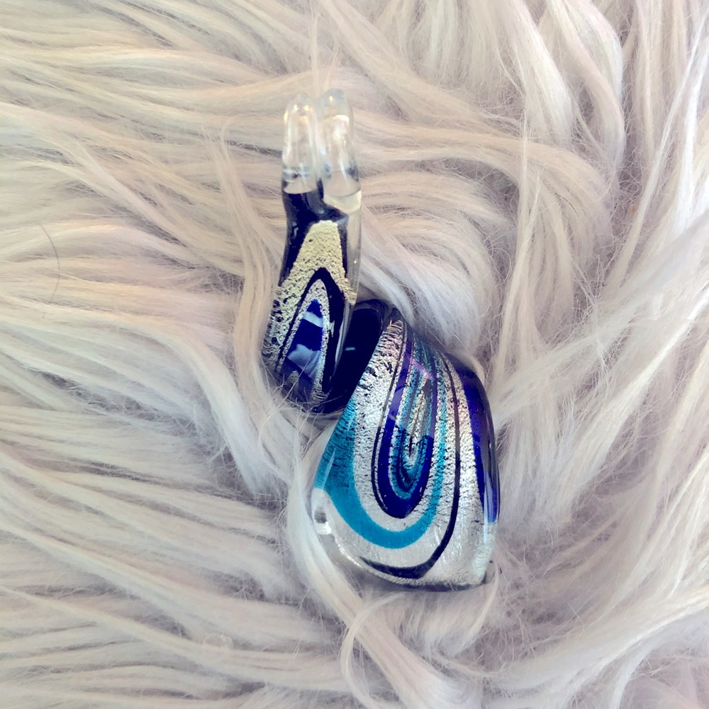 Hand Blown Glass Pendant